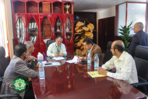توقيع عقد شراكة مع فرع الهيئة العامة للبريد وجامعة جبلة للعلوم الطبية والصحية